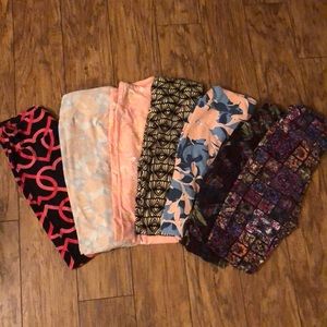 Bundle of 7 LuLaRoe Leggings